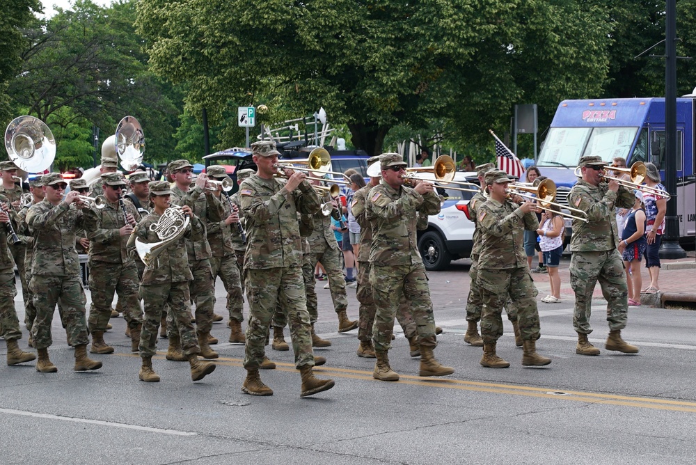 122nd Army Band marches in return of Red, White &amp; BOOM! parade