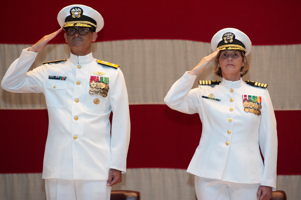 Naval Submarine Medical Research Laboratory Holds Change of Command Ceremony