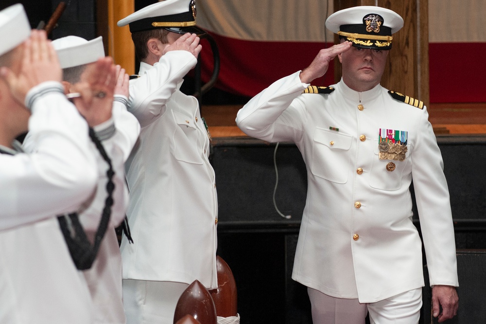 Naval Submarine Medical Research Laboratory Holds Change of Command Ceremony