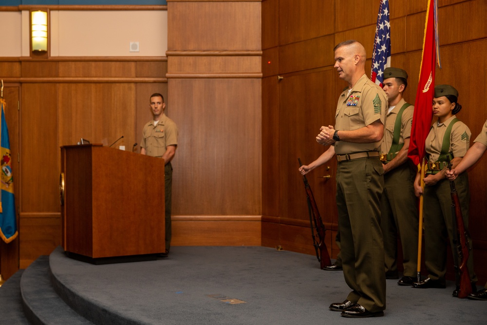 Training and Education Command Sergeant Major Appointment Ceremony