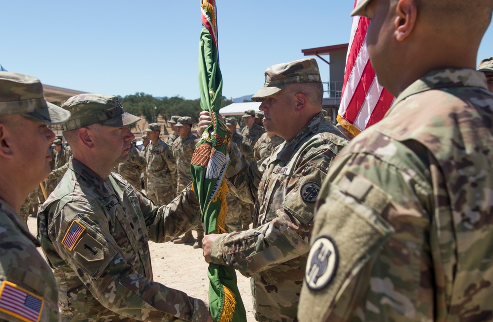 Army Reserve unit receives an active duty soldier to command