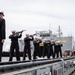 USS Hershel &quot;Woody&quot; Williams (ESB 4) holds a remembrance ceremony for the passing of namesake.