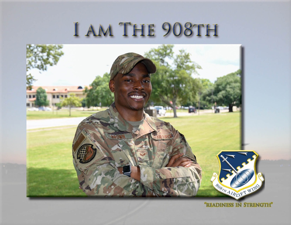 I am The 908th: Senior Airman Khobi Brown