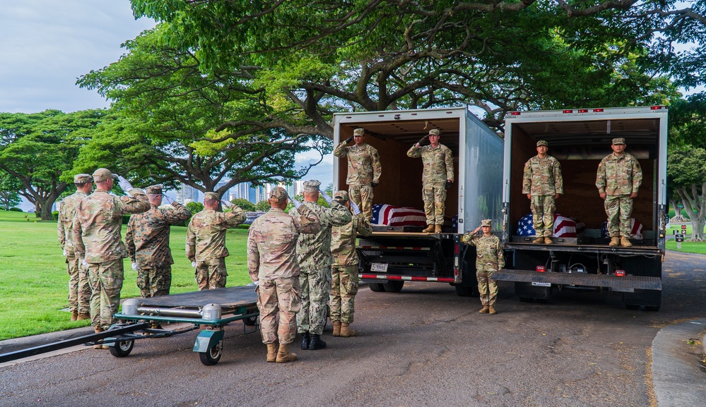 Defense POW/MIA Accounting Agency disinterment