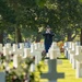 2nd Lt. William J. McGowan's Burial Ceremony at Normandy American Cemetery.