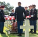 2nd Lt. William J. McGowan's Burial Ceremony at Normandy American Cemetery.