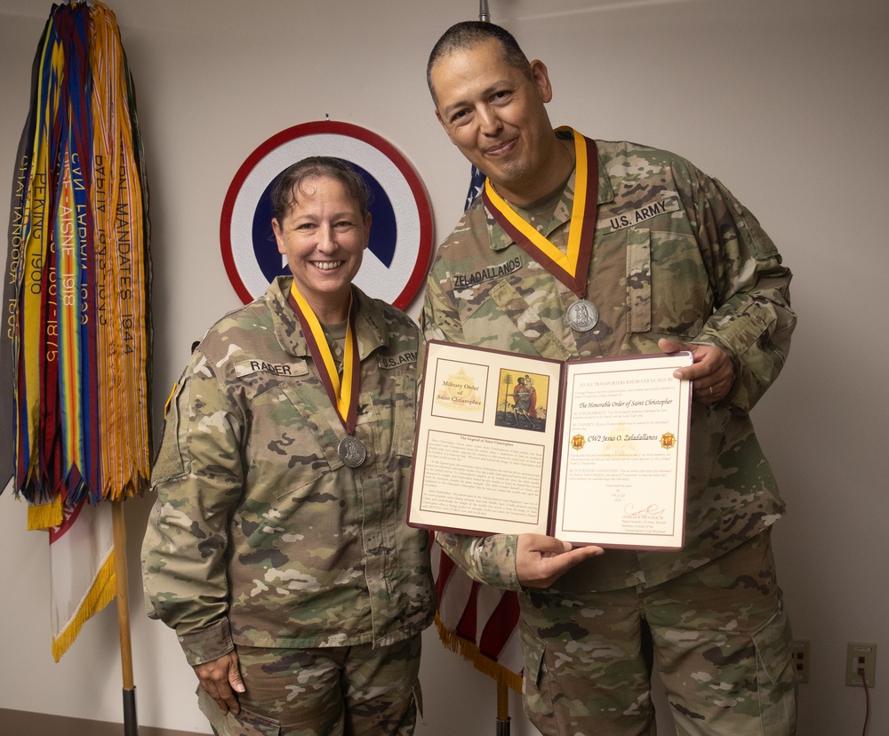 CW2 Zeladallanos receives order of Saint Christopher