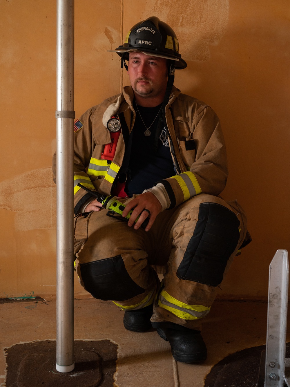 The 914th Fire Emergency Services conducts Confined Space Rescue Training