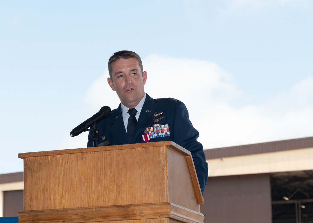 509th Communications Squadron change of command