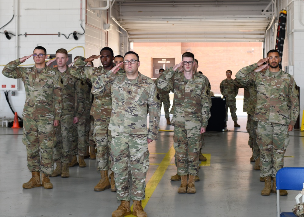 509th Communications Squadron change of command