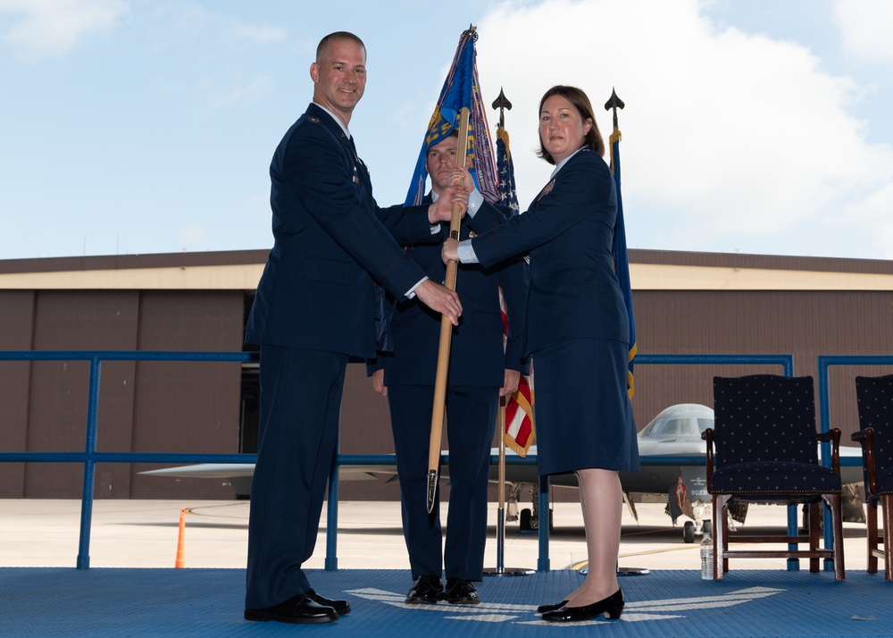 509th Communications Squadron change of command