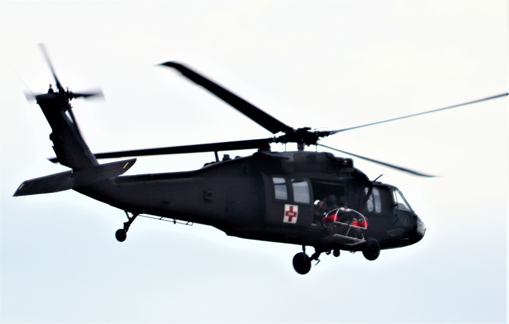 UH-60 Black Hawk crew training at Fort McCoy