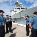HMCS Winnipeg Departs Pearl Harbor during RIMPAC 2022