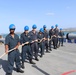 USS Billings Conducts Man-Overboard Drill