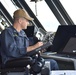 USS Billings OOD Stands Watch in the Pilot House