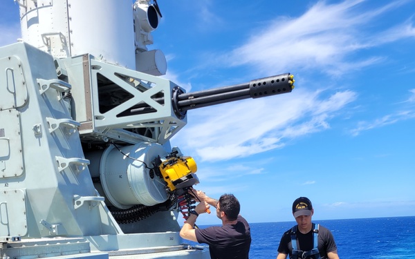 HMCS Winnipeg CWIS Load during RIMPAC 2022