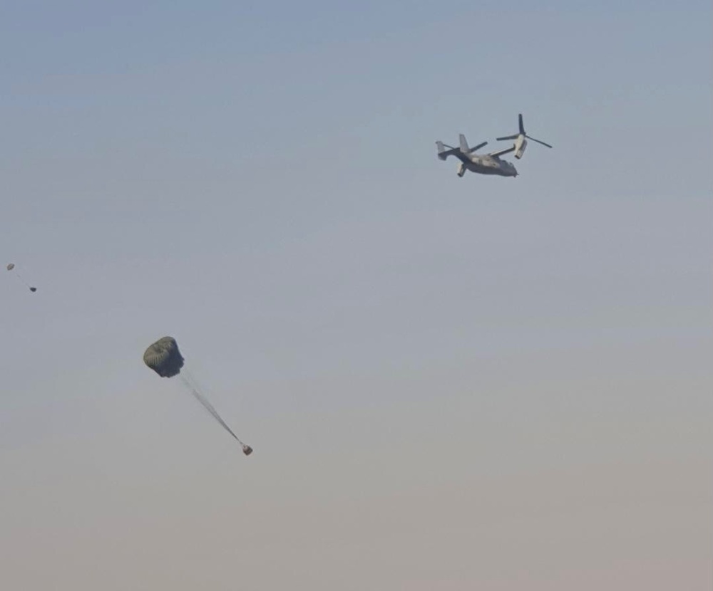 MRF-D ACE Conducts Aerial Delivery