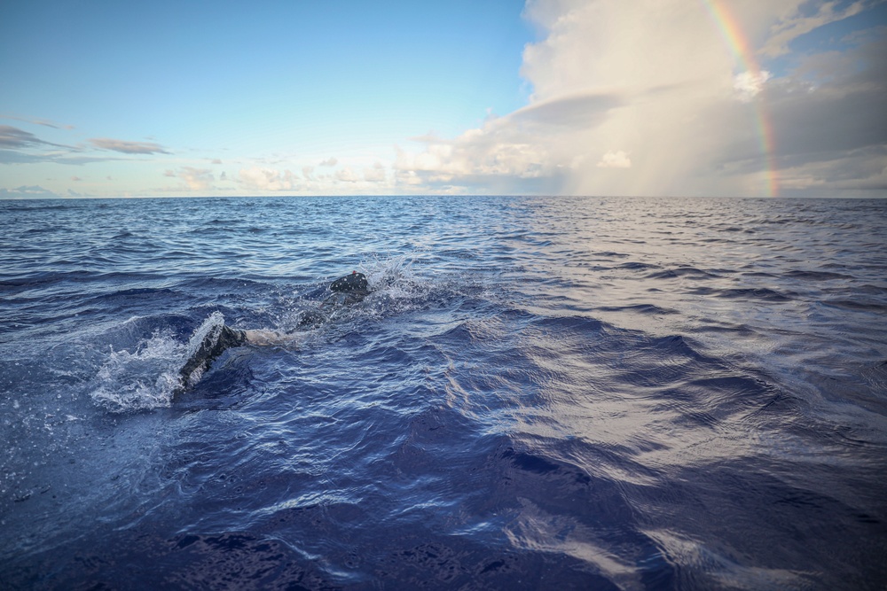 SAR Swimmer Conducts Exercise