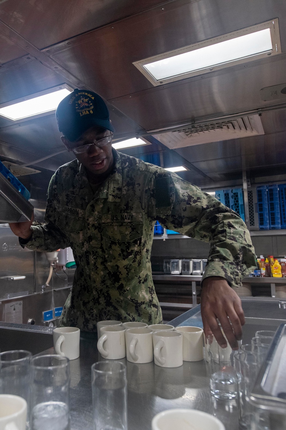 USS America (LHA 6) Conducts Daily Operations