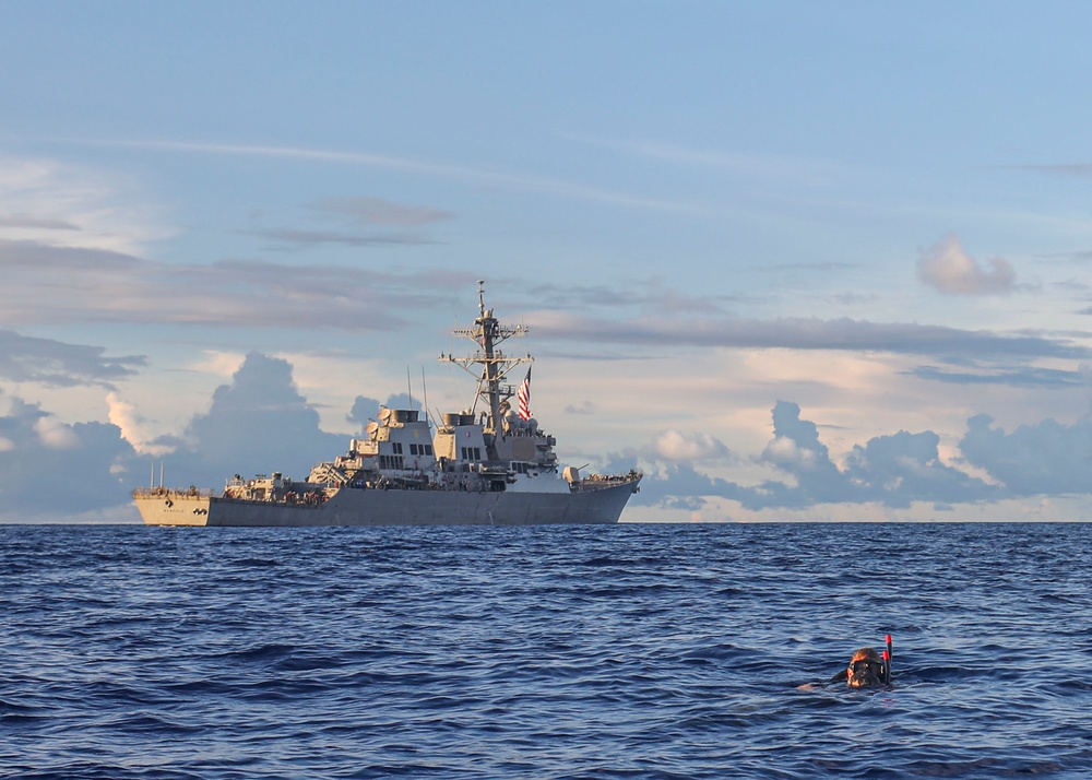 SAR Swimmer Conducts Exercise