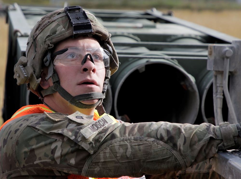 41st FAB Soldiers conduct a loadex in preparation for DF22