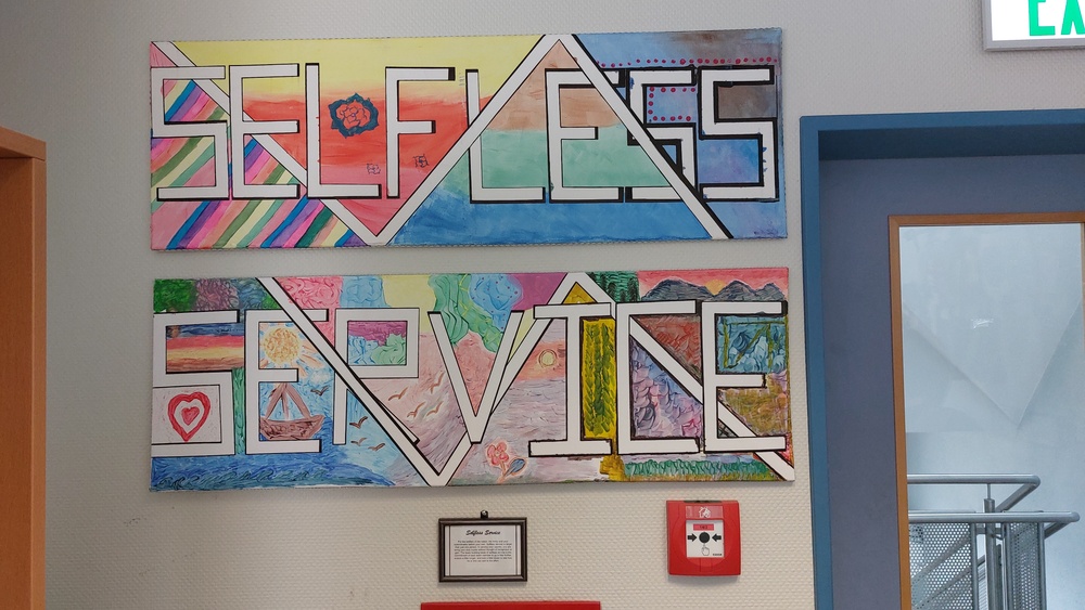 16th SB FRSA creates artwork of Army Values