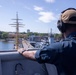 Gunston Hall departs from Kiel, Germany