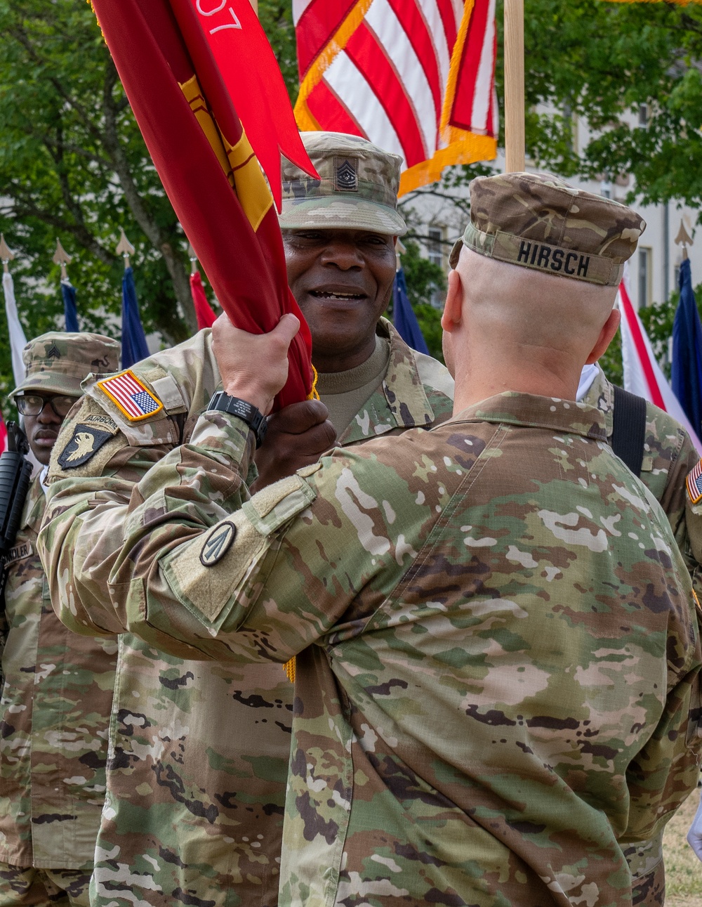 598th Transportation Brigade Change of Command