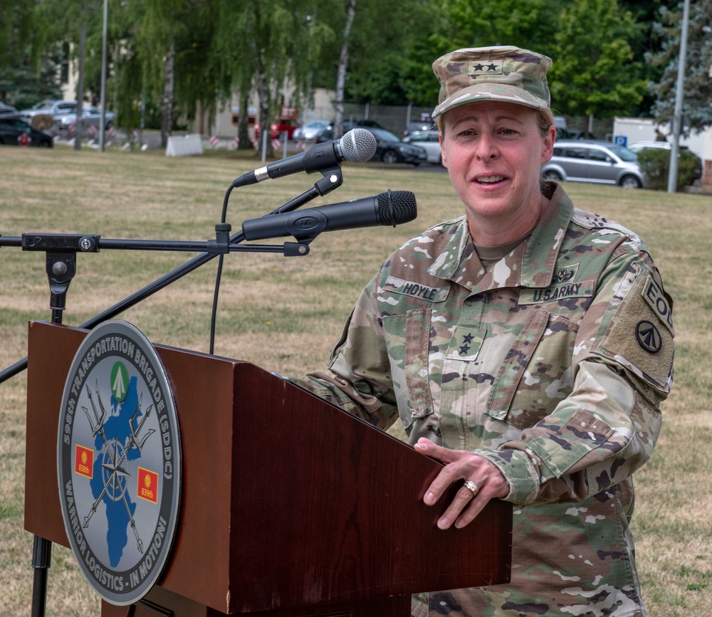 598th Transportation Brigade Change of Command