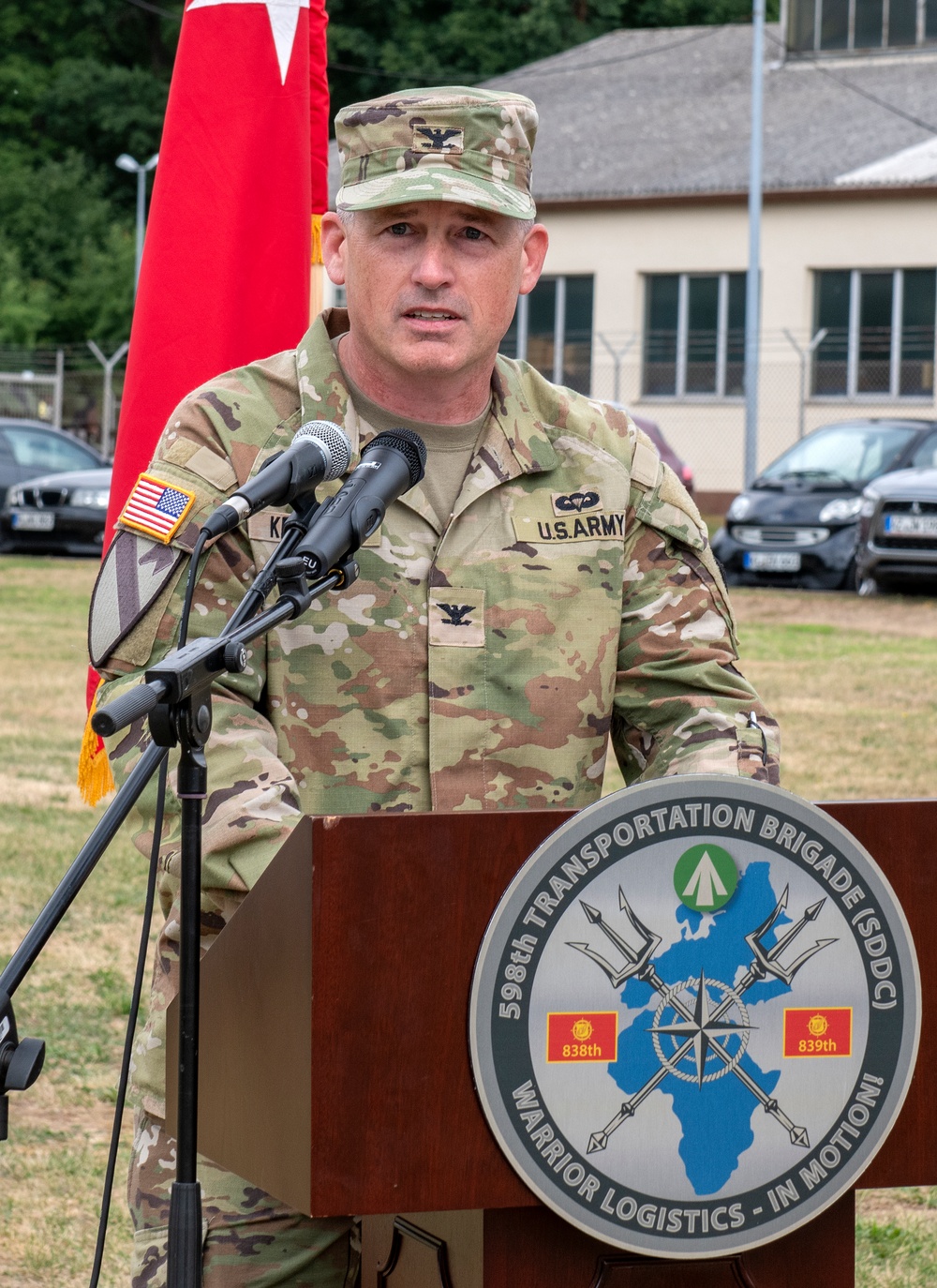 598th Transportation Brigade Change of Command