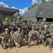 U.S. Soldiers, NATO eFP fire at the range at Latvia