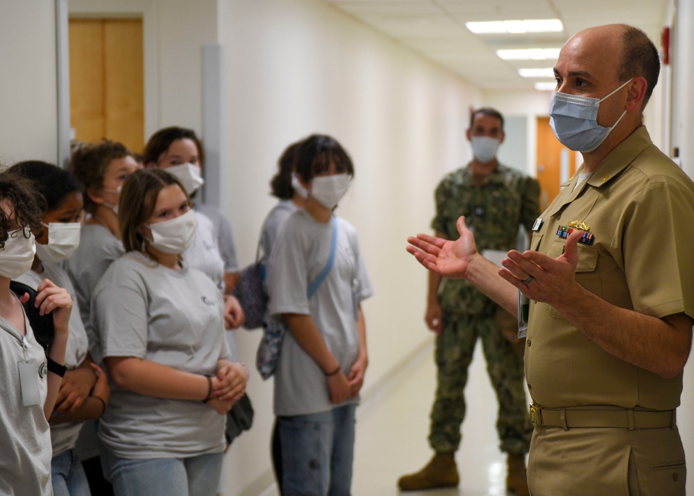 Students from Onslow County Summer Accelerator Program visit Naval Medical Center Camp Lejeune