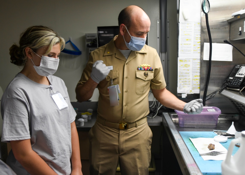 Students from Onslow County Summer Accelerator Program visit Naval Medical Center Camp Lejeune