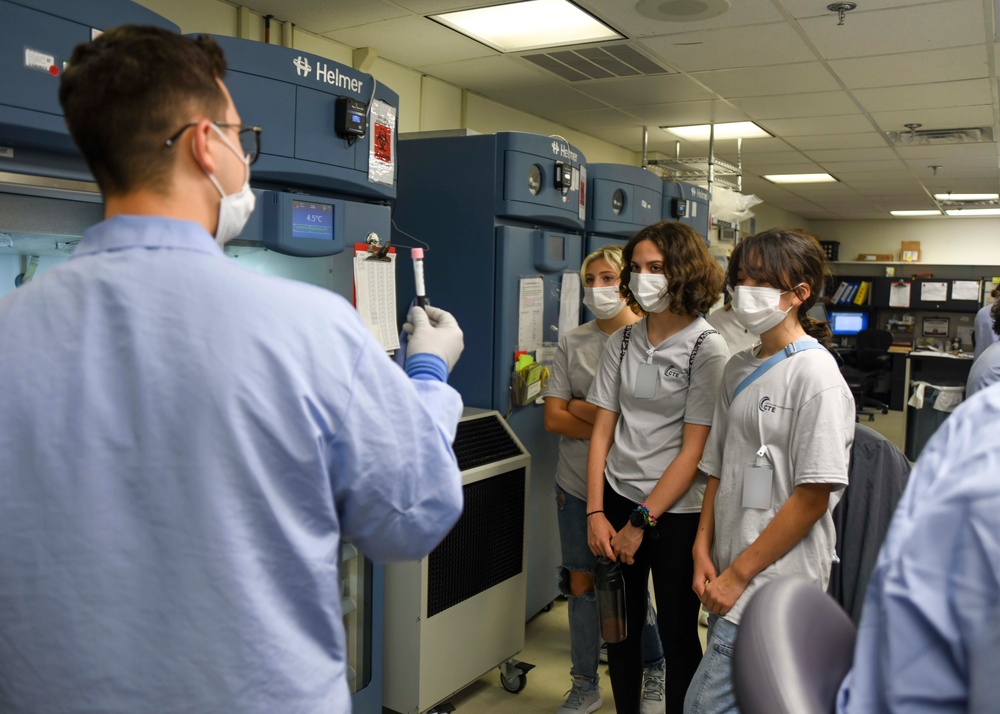 Students from Onslow County Summer Accelerator Program visit Naval Medical Center Camp Lejeune