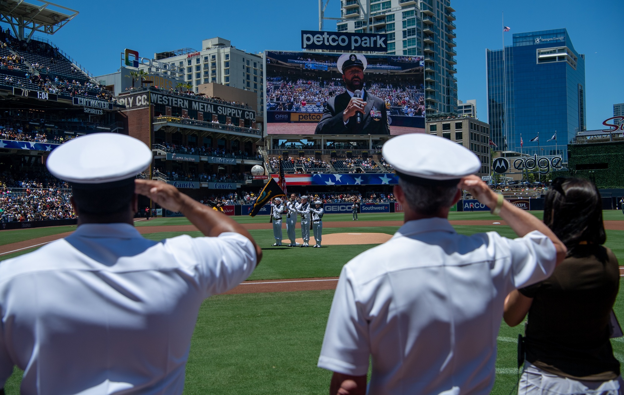 DVIDS - Images - U.S. Navy All-Stars Vs. San Diego Padres Alumni