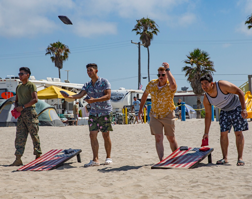 7th Engineer Support Battalion holds a Beach Bash