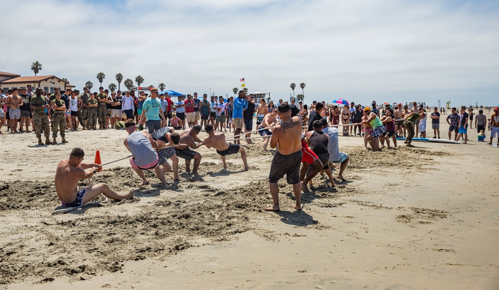 7th Engineer Support Battalion holds a Beach Bash