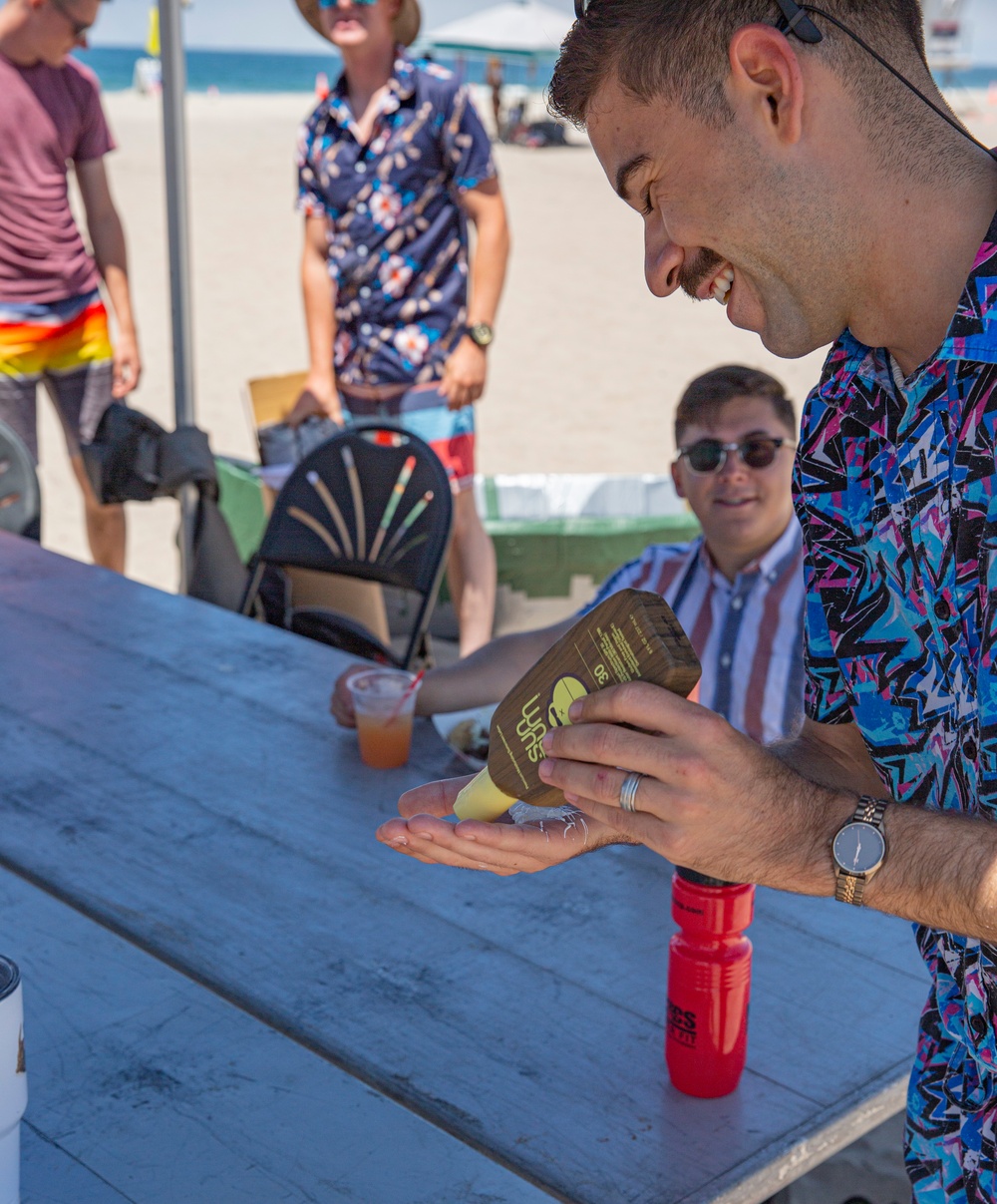 7th Engineer Support Battalion holds a Beach Bash