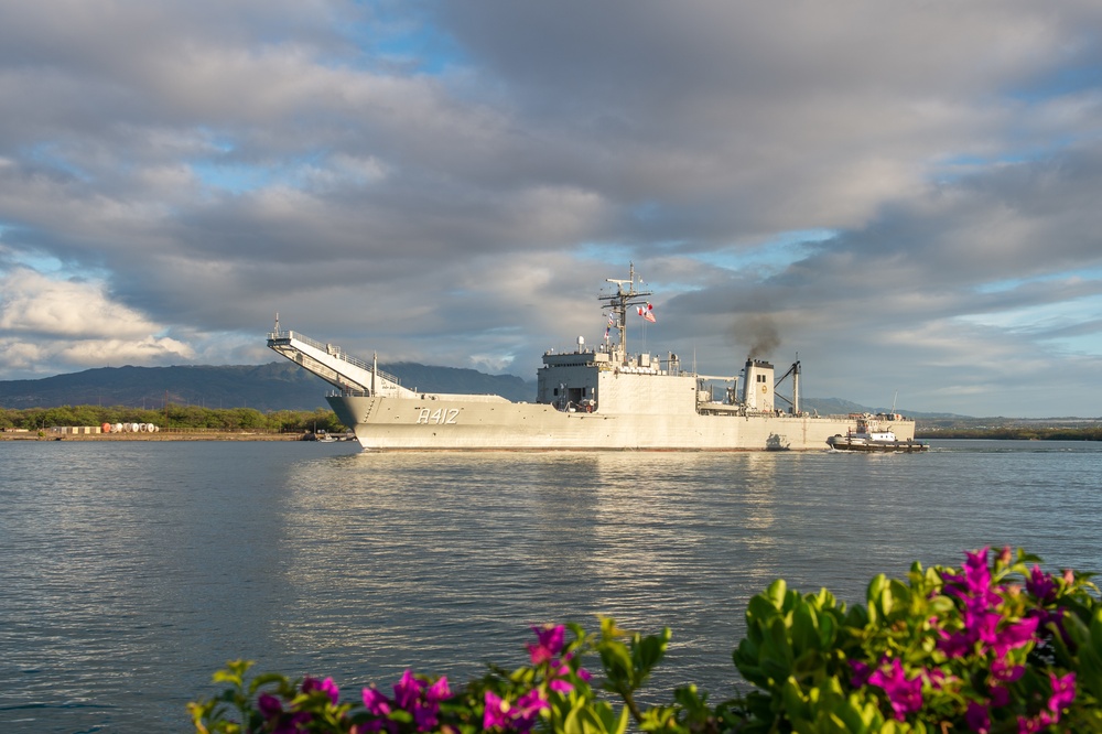 ARM Usumacinta (A-412) departs Pearl Harbor for RIMPAC 2022