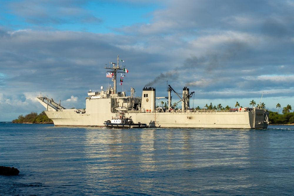 ARM Usumacinta departs Pearl Harbor for RIMPAC 2022