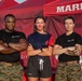 U.S. Marine Corps recruiters highlight the guide of Recruiting Station Shreveport