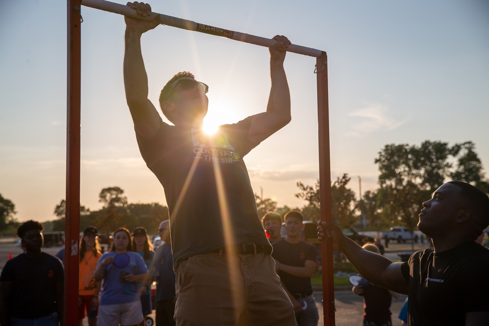 U.S. Marines attend Red River Balloon Rally 2022