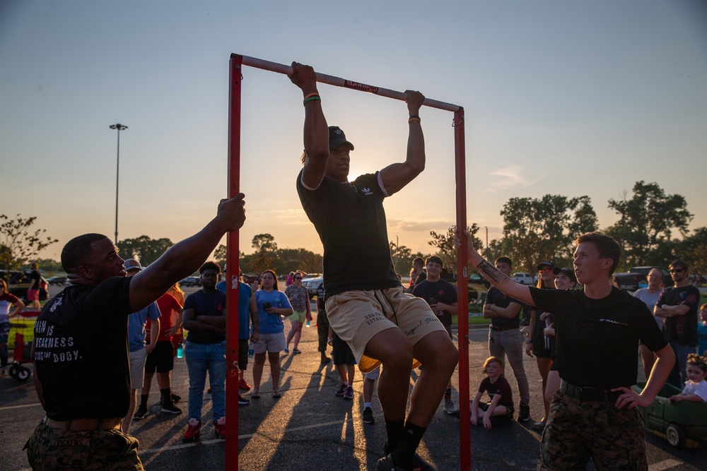 U.S. Marines attend Red River Balloon Rally 2022