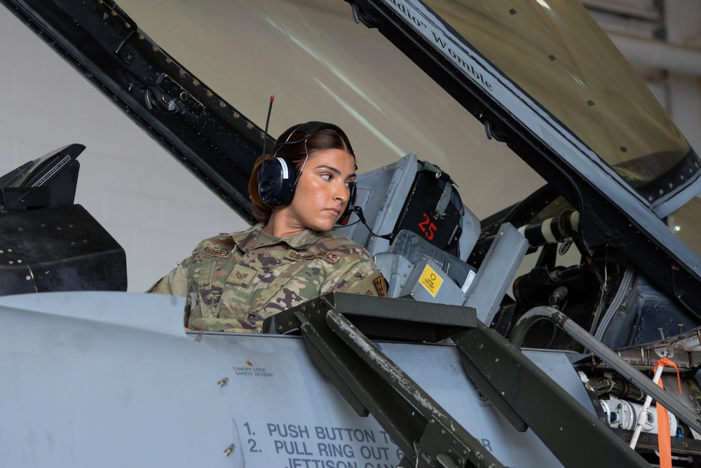 The 177th Fighter Wing holds Maintainer for a Day program