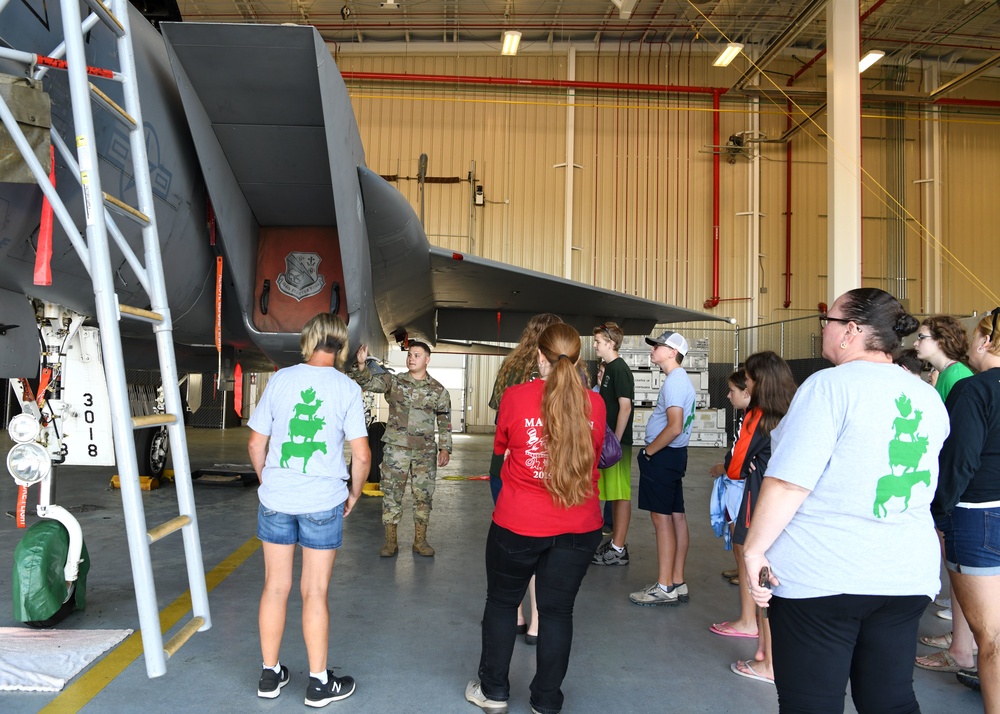 104th Fighter Wing hosts local 4-H group