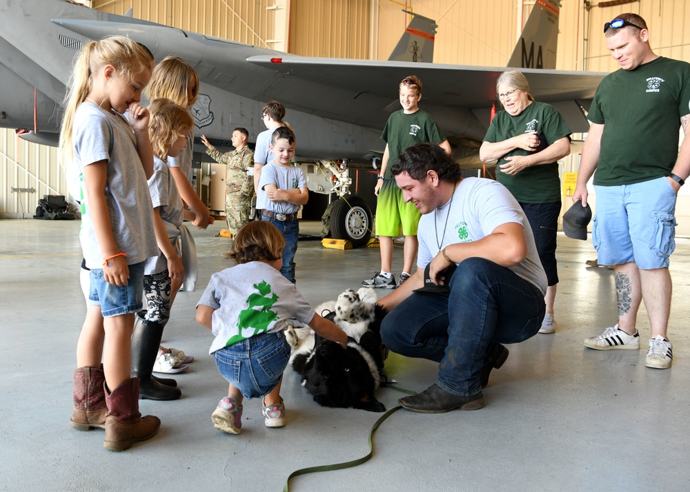 104th Fighter Wing hosts local 4-H group