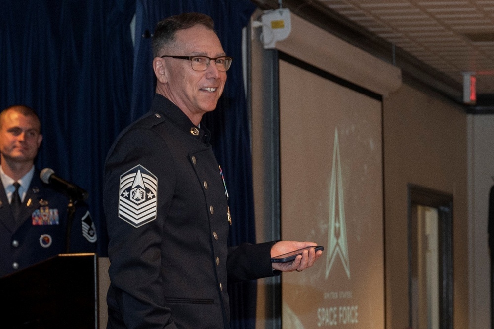 Vosler Celebrates the first all-Guardian SNCO Graduating class