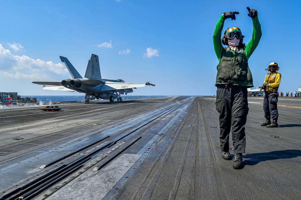 The Harry S. Truman Carrier Strike Group is on a scheduled deployment in the U.S. Naval Forces Europe area of operations, employed by U.S. Sixth Fleet to defend U.S., allied and partner interests.