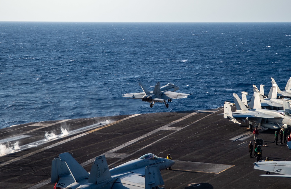 The Harry S. Truman Carrier Strike Group is on a scheduled deployment in the U.S. Naval Forces Europe area of operations, employed by U.S. Sixth Fleet to defend U.S., allied and partner interests.