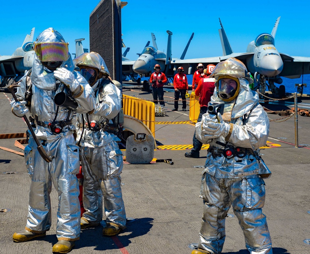 The Harry S. Truman Carrier Strike Group is on a scheduled deployment in the U.S. Naval Forces Europe area of operations, employed by U.S. Sixth Fleet to defend U.S., allied and partner interests.